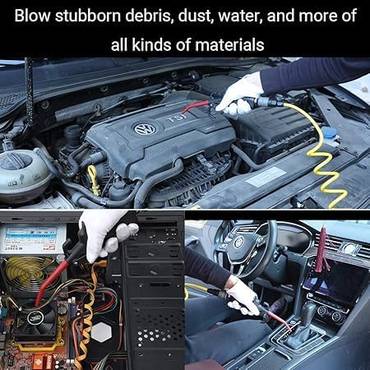 PNEUMATIC BLOW GUN WITH BRUSH-Volt