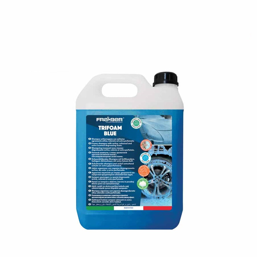 شامبو غسيل سيارات رغوة ملونة باللون الازرق 4.5 لتر