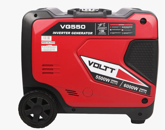 VOLTT GASOLINE SILENT INVERTER GENERATOR, 220V/60HZ, RATED 5.5KW, MAX 6.0KW